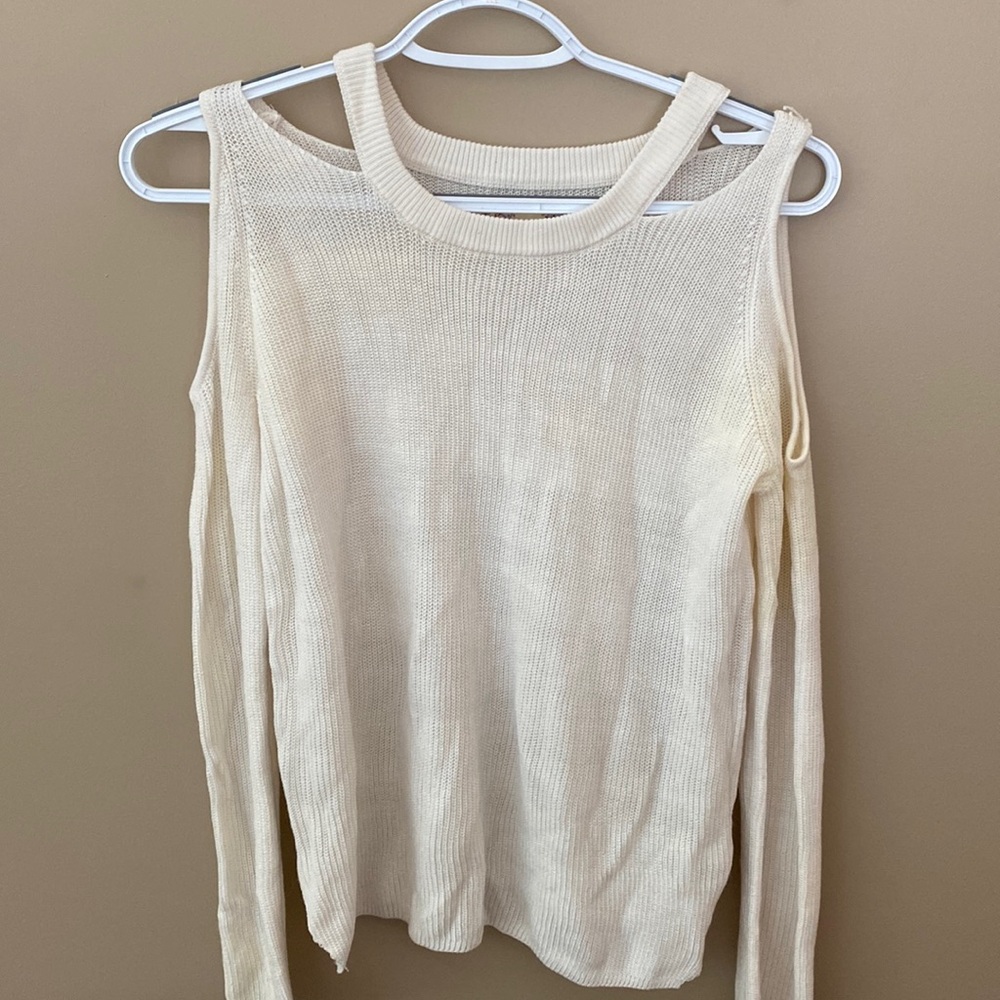 Size small cream colored sweater